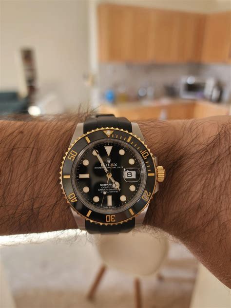 r/rolex on Reddit: Has anyone tried a Rubber B strap, and can 